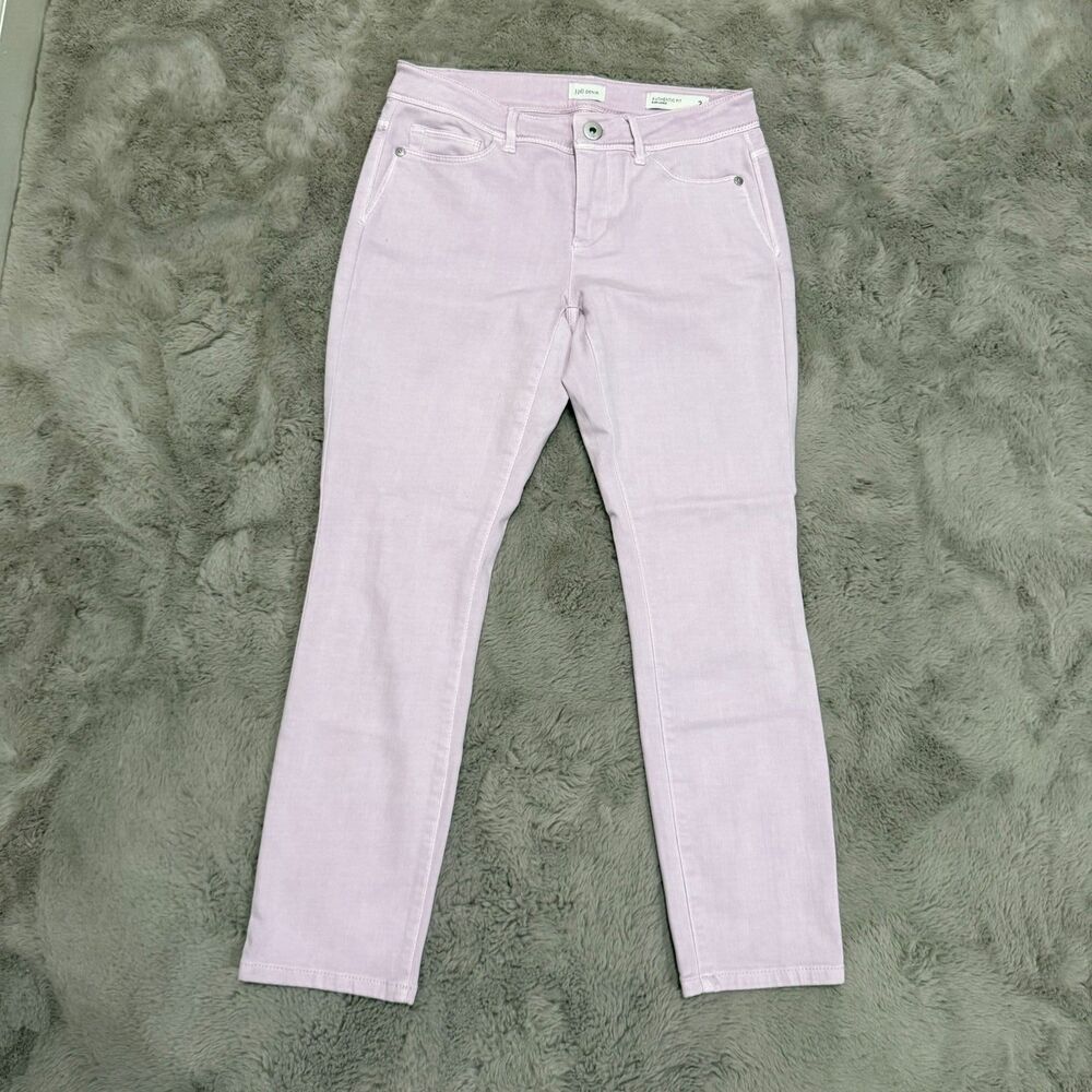 J. Jill Authentic Fit Slim Ankle Pants Lavender Size 2 Petite‎ Stretch Comfort